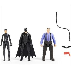 DC Comics Spin Master The Batman + Penguin + Selina Kyle 4 Inch Figures Kids Toy